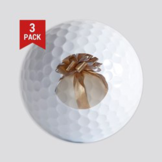 Easter egg with ribbon Golf Balls