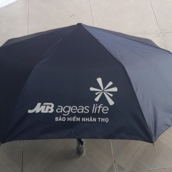 Foldable light-weight umbrellas