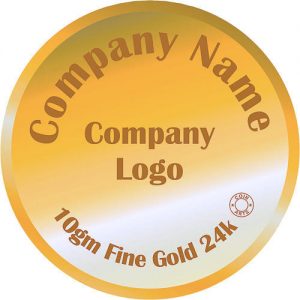 Customized Gold necklace/ bracelet/ medal with Clients’ logo