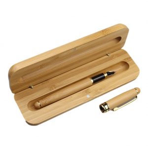 High Quality Bamboo Wood Handle Ballpoint Pen Fountain Pen