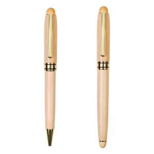 Wood signature ballpoint pen
