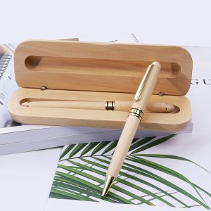 Wood signature ballpoint pen